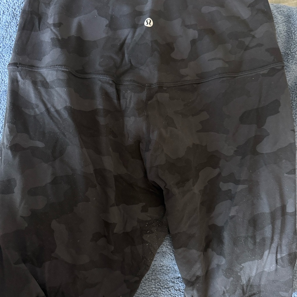 Lululemon Deep Coal Camo Shorts